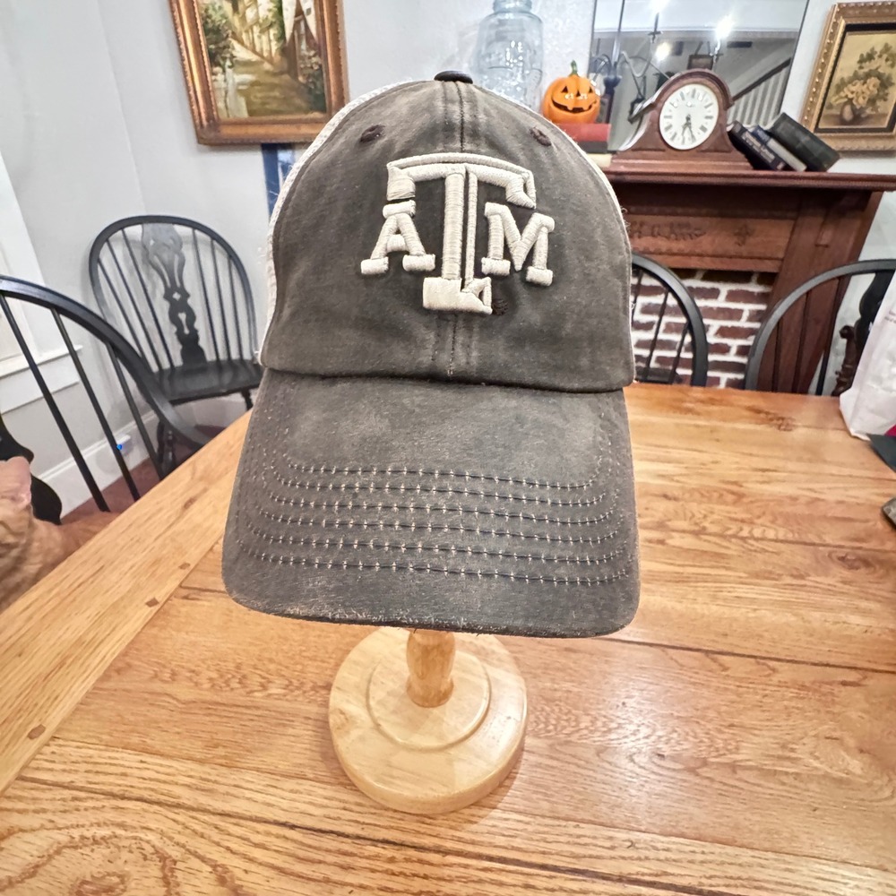 Top of the World Texas A&M Aggies Trucker Hat Grey Mesh Snapback Cap